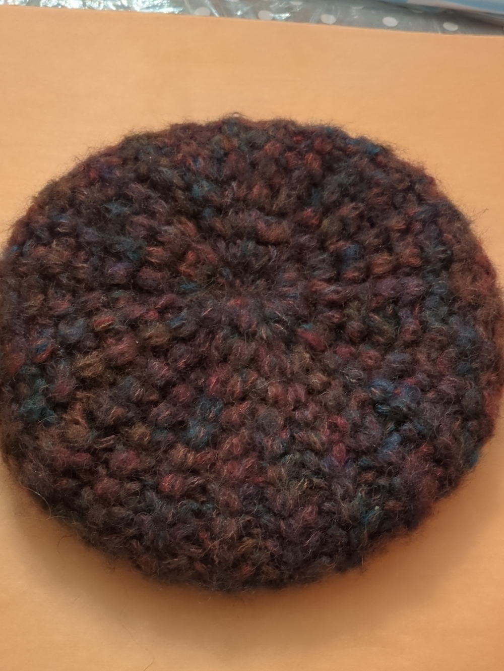 Handmade Multicolor French Wool Beret - Women Accessories Sz O Fall Outdoors